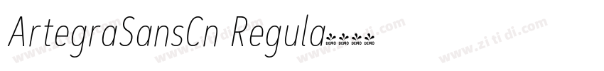 ArtegraSansCn Regula字体转换